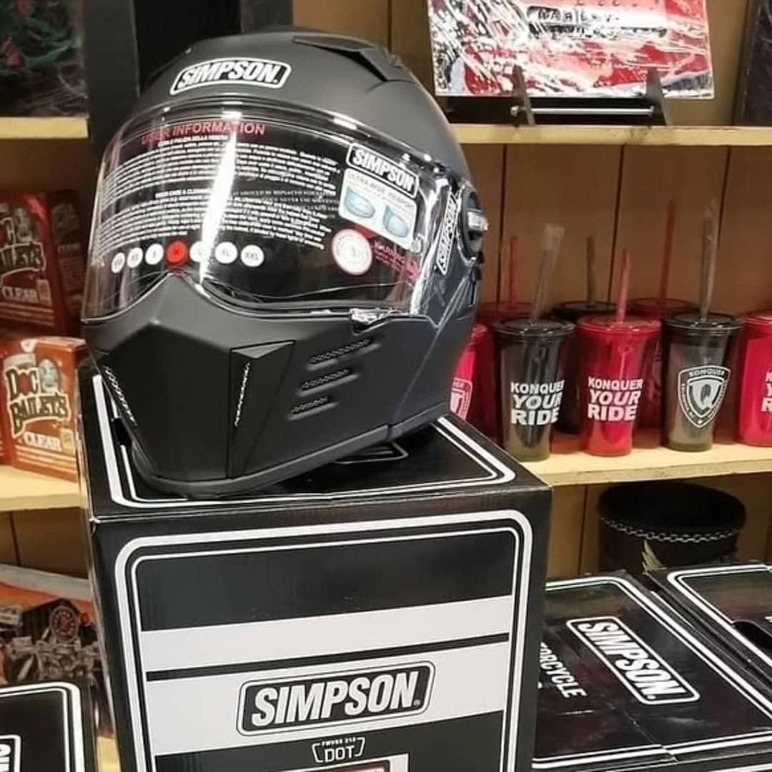 brand new simpson bandits helmets with 3 color shields all sizes available $400 shipped