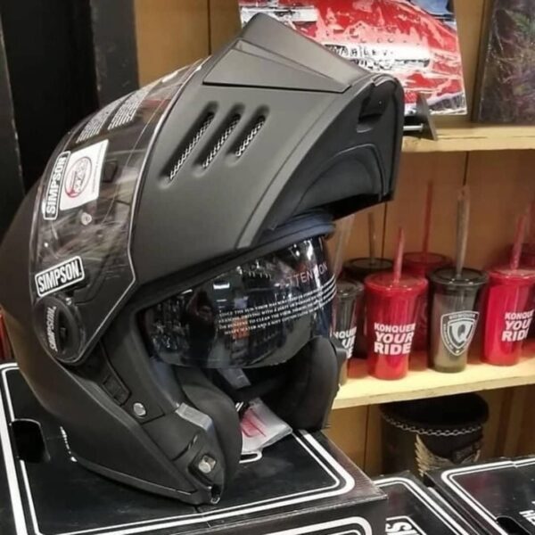 brand new simpson bandits helmets with 3 color shields all sizes available $400 shipped