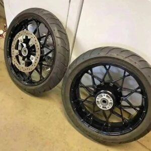 set of Prodigy Wheels 18 rear 19 front with about 1900 miles on them IMG 20251001 WA0027 300x300